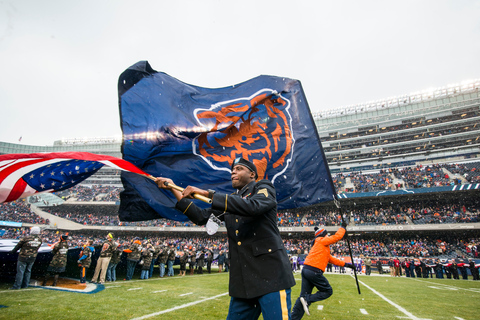 Chicago: Chicago Bears Football Game Ticket at Soldier Field End Zone