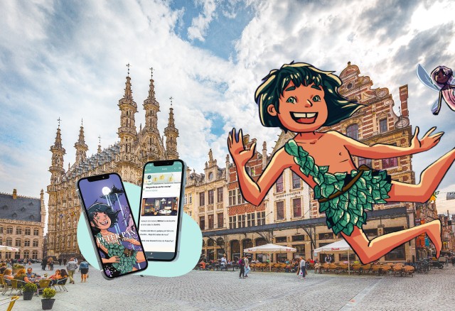 Visit "Peter Pan" Leuven  scavenger hunt for kids (8-12) in Leuven, Belgium