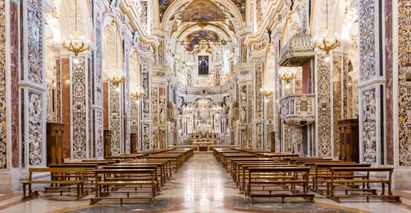 Palermo: Tour of Church of the Gesù & Casa Professa Museum