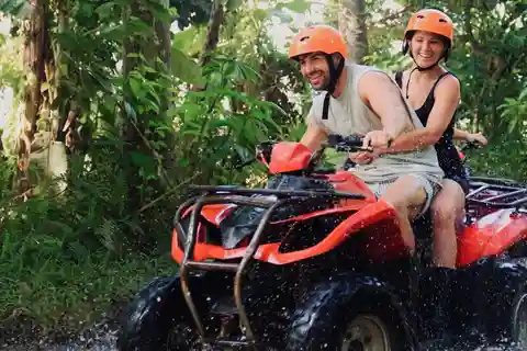 Ubud: Riding ATV Quad Bike With Long River Tubing Adventure