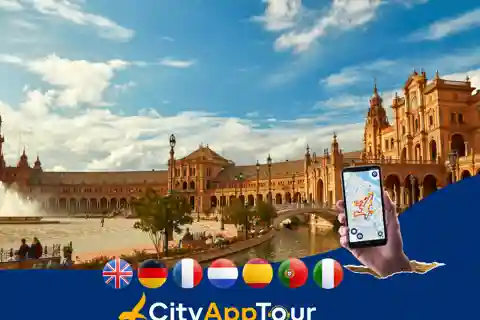 Sevilla Alcazar/Plaza Espana Byvandring med digital guide