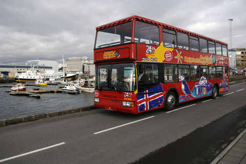 Reykjavik: hop on, hop off-bustour: 24- of 48-uurs ticketReykjavik: ticket voor 48 uur voor hop on, hop off-tour