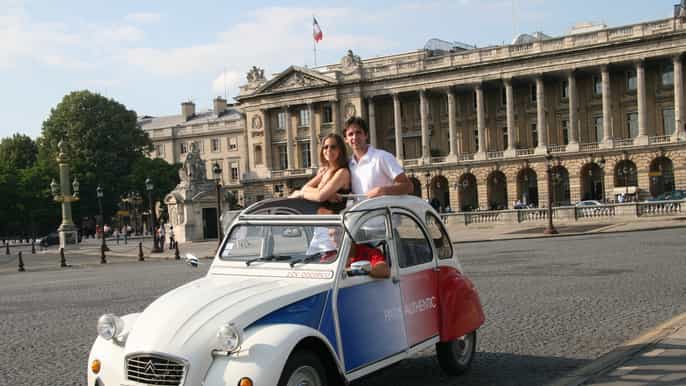parigi classica e romantica tour in citroen 2cv depoca