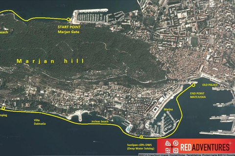 Split 4-godzinna wycieczka kajakiem po morzu z przewodnikiem