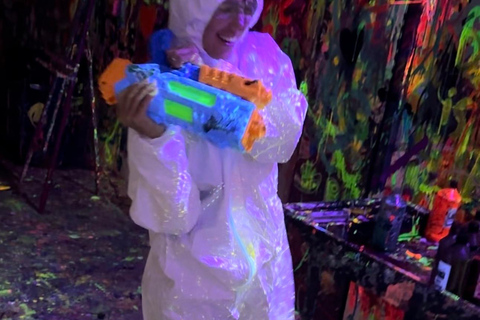 Houston: Private Paint Therapy Experience (Neon Light)