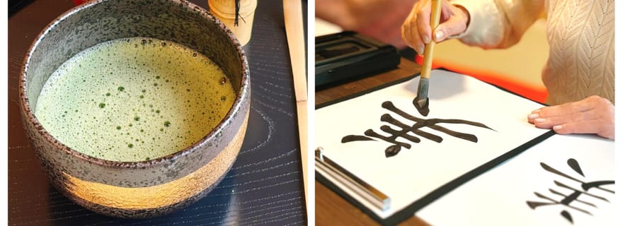 Osaka : expérience de la cérémonie du thé et de la calligraphie
