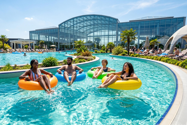 Therme Bucharest Tickets & Transfer - Palm, Galaxy, Elysium 12 hours Therme Bucharest Palm, Galaxy Access & Transfer
