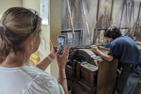 Desde Osaka: recorrido a pie por la fábrica de cuchillos Sakai y artesanía