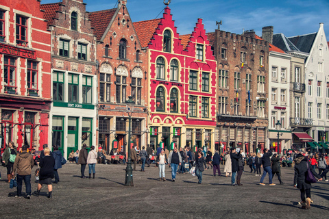 Vanuit Parijs: Dagtrip met gids naar Brussel en Brugge