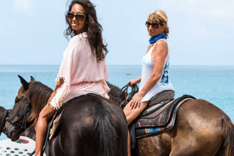 Punta Cana: Swim & Ride Horse on Caribbean Beach & Transport