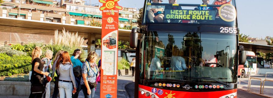 Barcelona: excursão de ônibus hop-on hop-off de 24 ou 48 horas