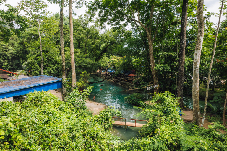 Vang Vieng: Namxay Viewpoint, Blue Lagoon 1 & Phoukham Cave