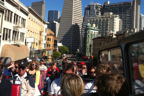 San Francisco: Tour in autobus Hop-on Hop-off e crociera sulla Baia