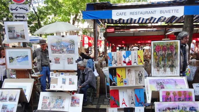 parís tour a pie de 2 horas por montmartre en alemán