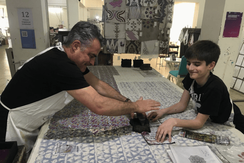 Jaipur: local workshop tour (Handblock printing)