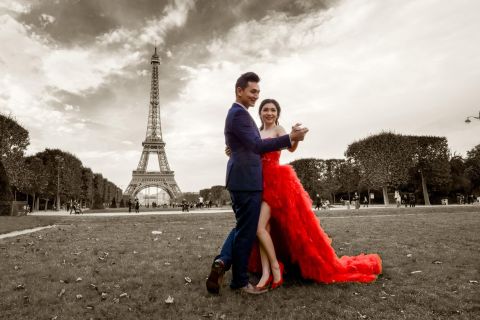パリ：プライベートプロの写真撮影