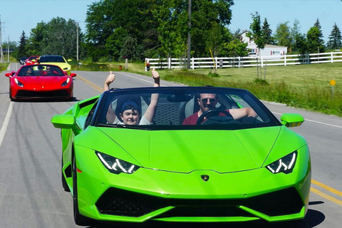 Hamilton Mountain: 3 Hour Exotic Car Tour with 5 Supercars