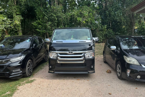 Sigiriya → Anywhere: Private Car Journey with Flexible Stops Private Van with Driver – Up to 100 km (Island-wide)