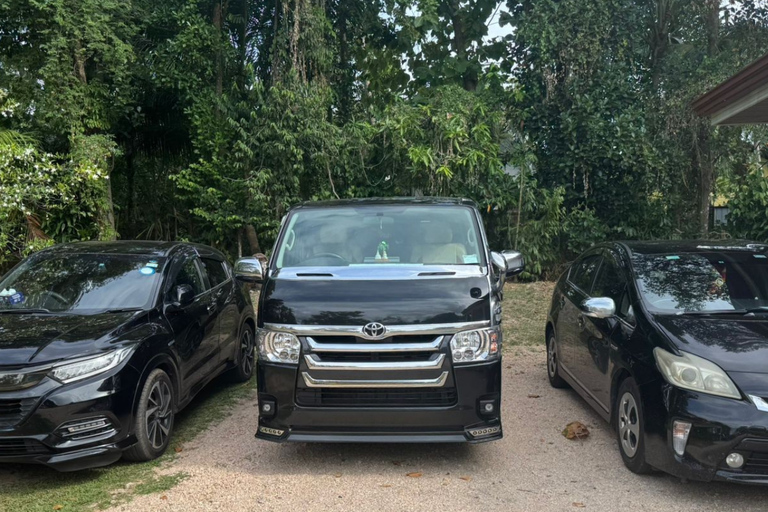 Sigiriya → Anywhere: Private Car Journey with Flexible Stops Private Van with Driver – Up to 100 km (Island-wide)