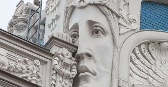 Rundgang durch Rigas wunderschöne Jugendstilarchitektur