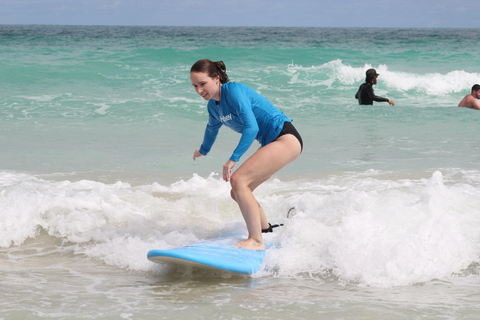 2 timmars grupplektion i surfing i Miami Beach