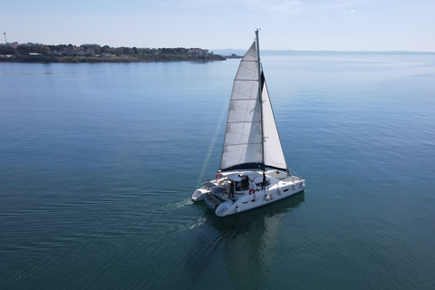 Sithonia: Private Luxury Catamaran Cruise (3, 5, or 7 Hours) Kassandra: Catamaran Day Sailing (7 hours)