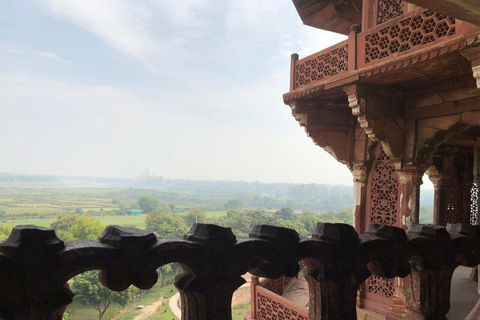 Excursão ao Taj Mahal e Agra com entrada sem fila e trasladoTraslado particular + guia de turismo + ingressos + almoço