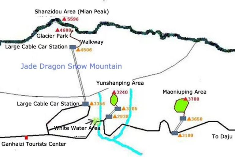 Lijiang: tour panoramico in treno sul Monte Jade Dragon SnowPacchetto ghiacciaio Tour privato con guida