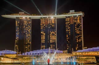 Eintrittskarten für das Marina Bay Sands SkyPark mit Hoteltransfers