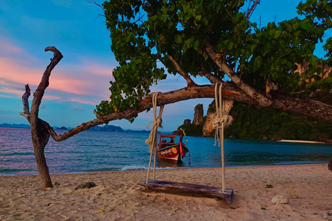 From Krabi: Hong Island &amp; Ko Pak Bia Tour with Sunset Dinner