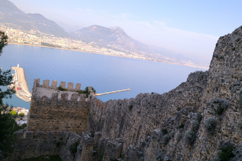 Alanya: All in 1 Mix Tour, Cave, Boat, Cable Car and Castle City of Side&Alanya:Boat&Bazaar tour with Cable car Ticket