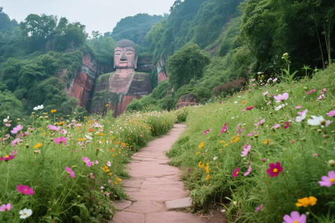 Chengdu to Leshan Buddha & Oriental Buddha Capital Private Private tour with English/Cantonese guide
