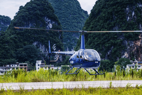 Yangshuo: Widokowy lot helikopterem nad rzeką Yulong