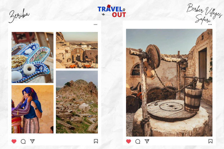 Hammamet: Takrouna, Jradou, Zriba, Water Temple Private Tour Private Minivan for Groups up to 6 with Driver-Host