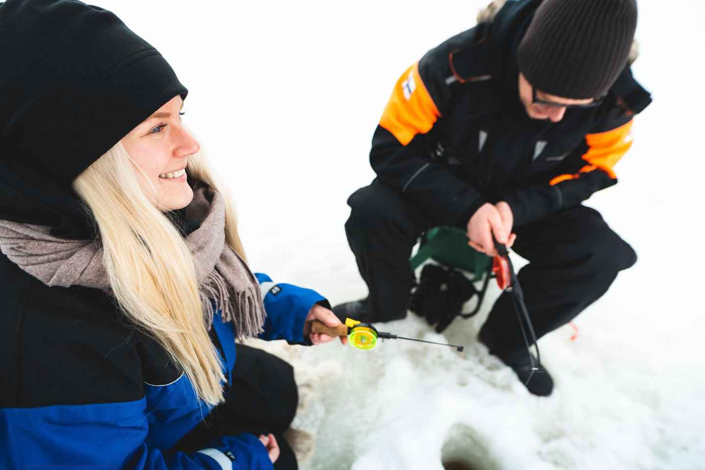 Levi: A fun Ice Fishing Experience in Levi, 3 HOURS