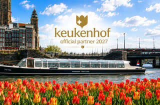 Amsterdam: Keukenhof Ticket mit Shuttle-Bus + Grachtenrundfahrt