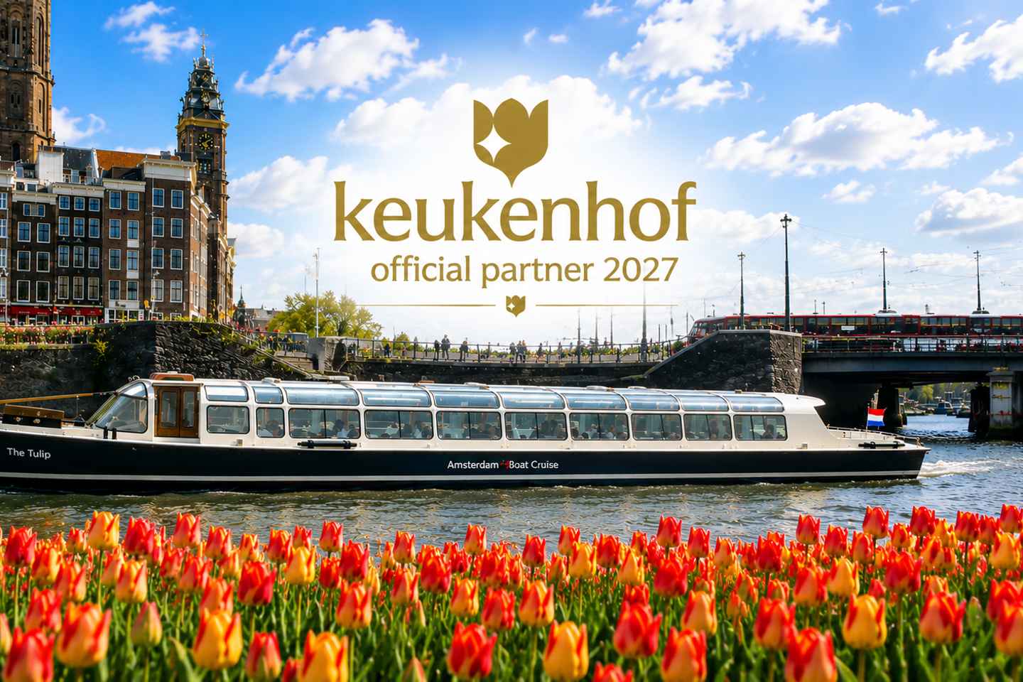 Amsterdam: Keukenhof Ticket with Shuttle Bus + Canal Cruise - Amsterdam: Keukenhof Ticket with Shuttle Bus + Canal Cruise