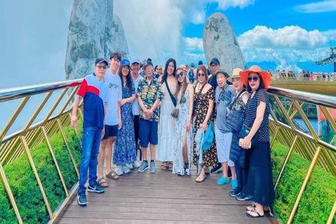 Puente de Oro- Colinas de BaNa y Montaña de Mármol En Coche Privado