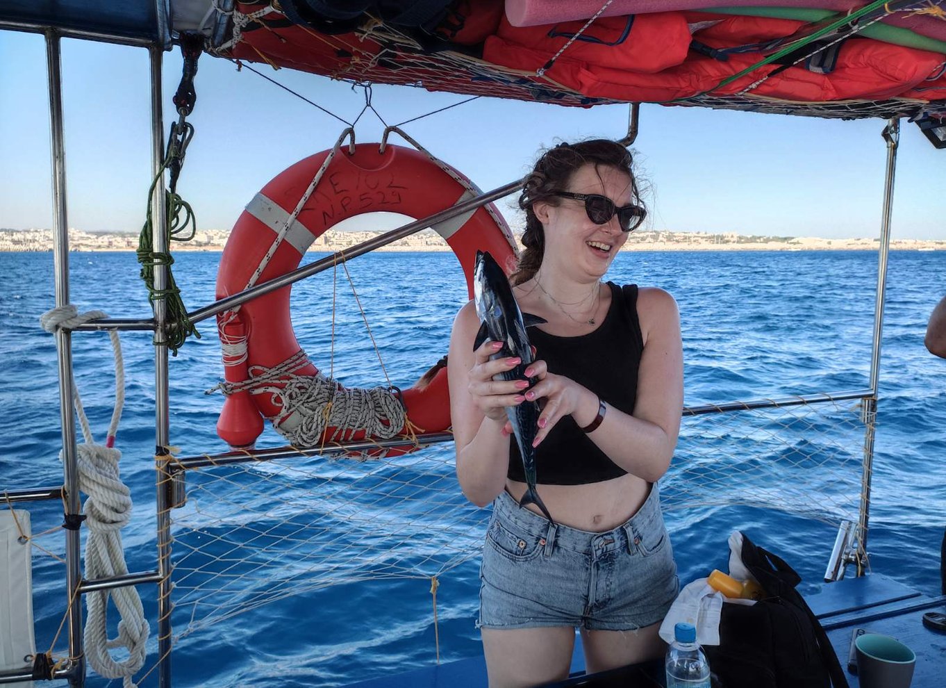Rhodos: Fisketur, snorkling, grill og professionel guide