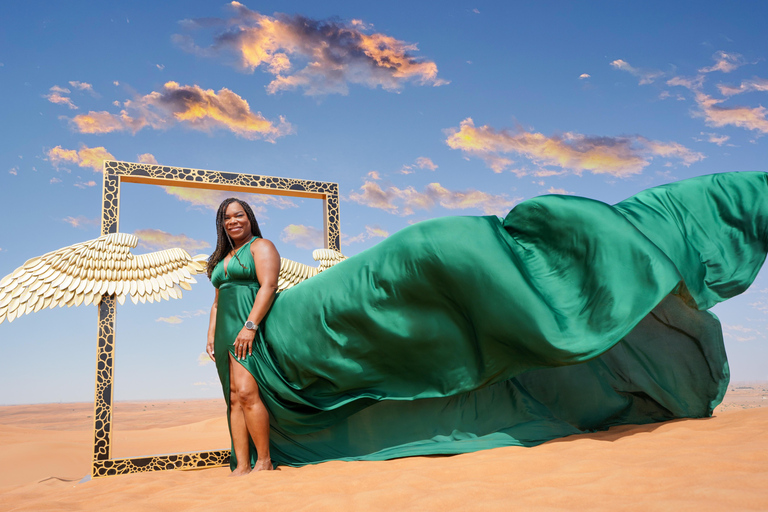 Dubai: Sessão de fotos com vestido voador no deserto