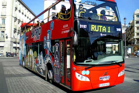 Madrid: 1 or 2 Day Hop-On Hop-Off Sightseeing Bus Tour