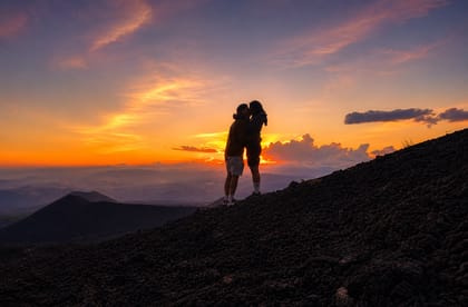 ETNA SUNSET: GUIDED TOUR OF ETNA WITH PICKUP FROM CATANIA