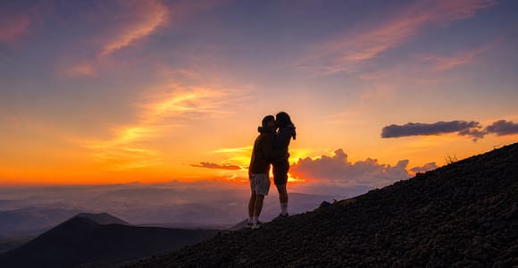 ETNA SUNSET: GUIDED TOUR OF ETNA WITH PICKUP FROM CATANIA