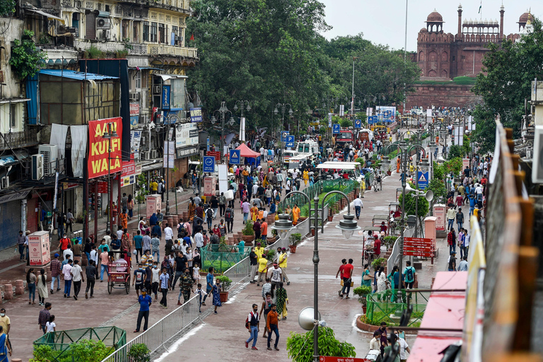 Delhi: Vieja y Nueva Delhi Tour guiado privado por la ciudadSólo Guía Profesional de Turismo