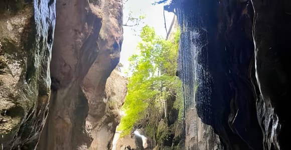 From Rethymno: Preveli Beach & Kourtaliotiko Waterfalls Tour