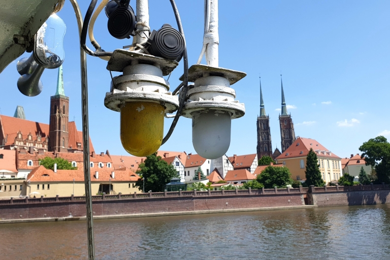 Breslau (Wrocław): Bootsfahrt mit einem Guide