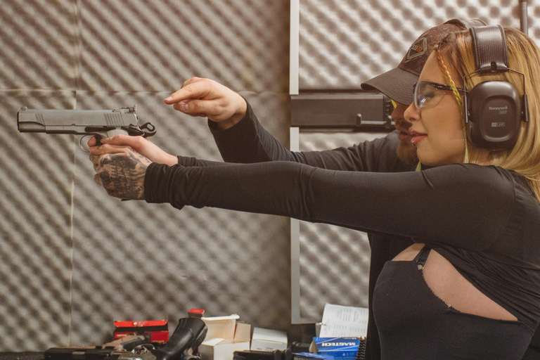 Budapest downtown: Fast & Fierce shooting range experience