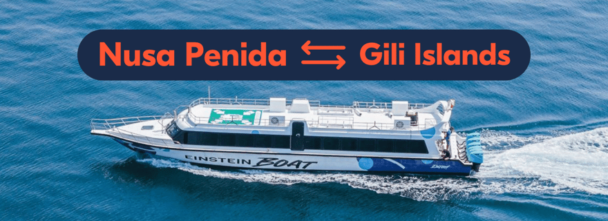 Depuis Nusa Penida : bateau rapide aller-retour pour Gili T/Air/Lombok