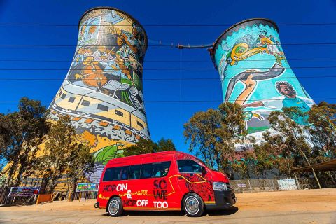 Johannesburg: Hop-On/Hop-Off-Busticket und Soweto-Tour