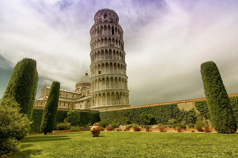 Tour de un día completo por la Toscana: Pisa,Lucca,Chianti Comida en bodega/degustación